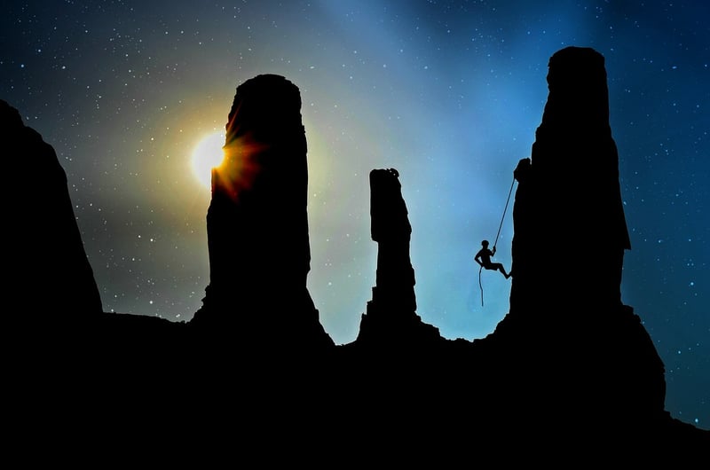 Mountain climbing adventure